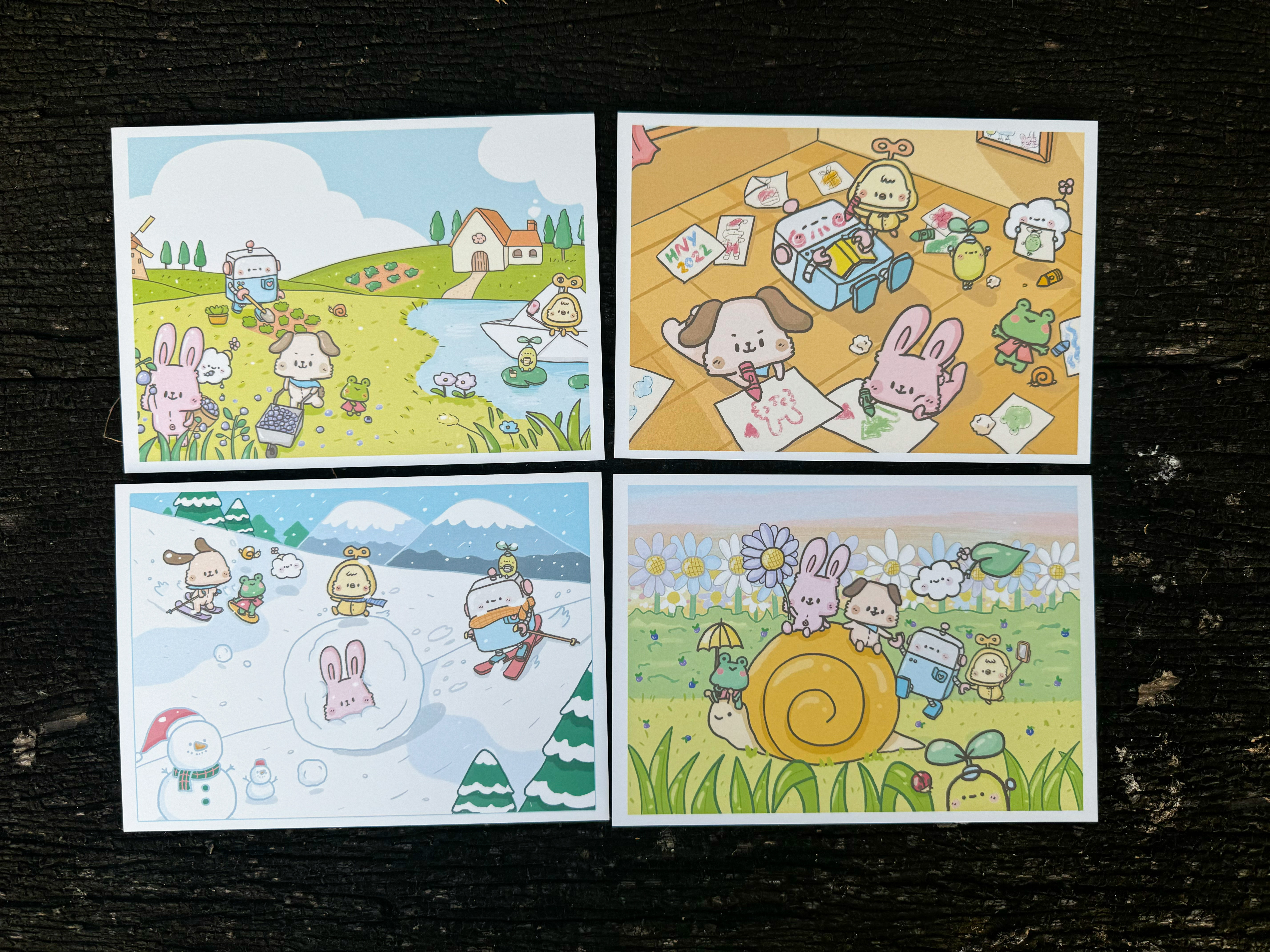 Postcard Kottonfactory Set